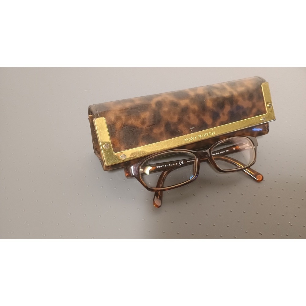 Tory Burch Eyeglasses TY2016B Womens 52-15-135 Tortoise Good Rectangle Case